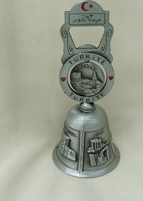 Zil Çan Resepsion Otel Okul Sallama Zili Metal Dümen Nostalji Müzikal Antalya Görseli