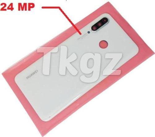 Huawei P30 Lite Arka Pil Batarya Kapağı ( Kamera Lensli 24 MP) BEYAZ