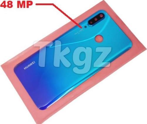 Huawei P30 Lite Arka Pil Batarya Kapağı ( Kamera Lensli 48 MP) MAVİ