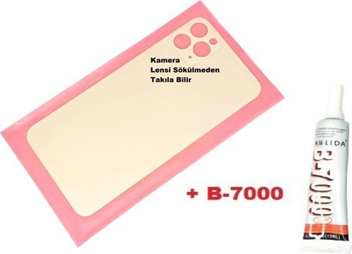 İphone 11 PRO MAX Arka Pil Batarya Kapağı (CAM+B-7000) GOLD