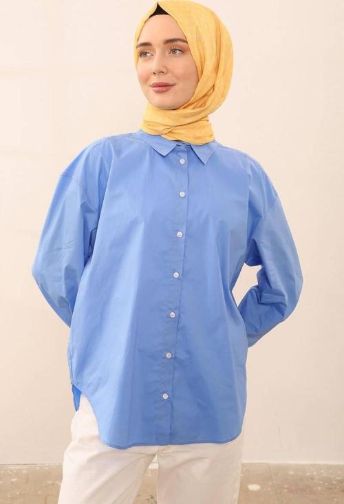 Kadın Minimal Desenli Soft Şal Sarı