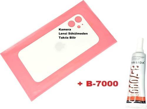 İphone 12 MİNİ Arka Pil Batarya Kapağı (CAM+B-7000) BEYAZ