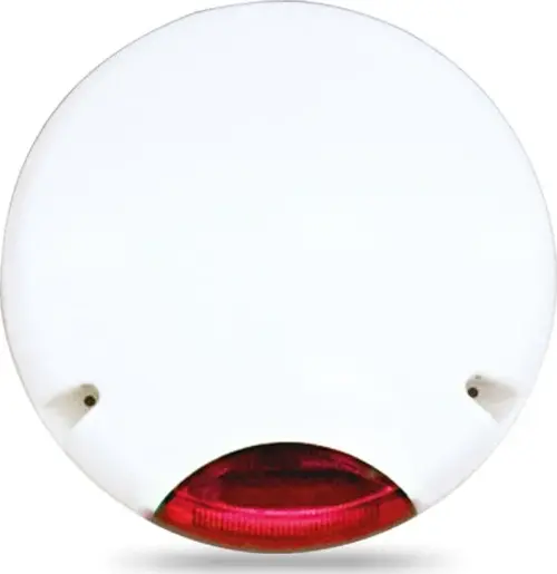 AS282K Yürüyen LED göstergeli Piezo buzzer 102-108dB Siren