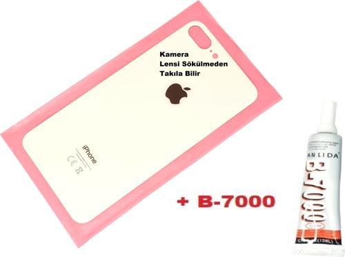 İphone 8 PLUS Arka Pil Batarya Kapağı (CAM+B-7000) GOLD