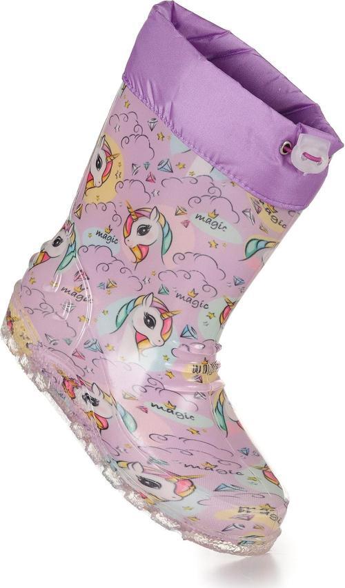  Unicorn Su Geçirmez Kız Çocuk Yağmur Çizmesi