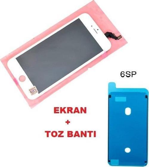 İphone 6S PLUS Lcd Ekran dokunmatik (LW Marka TOZ BANTI) BEYAZ