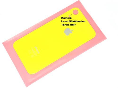 İphone XR Arka Kapak (CAM) Sarı
