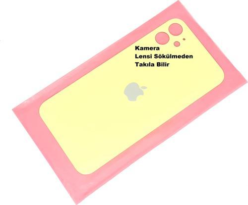İphone 11 Arka Kapak (CAM) Sarı