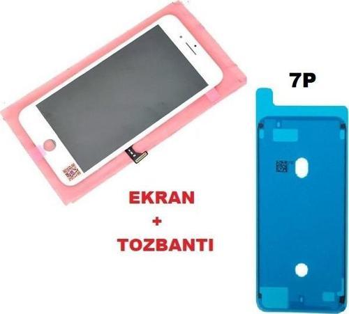 İphone 7 PLUS Lcd Ekran dokunmatik (+TOZBANTI LW Marka) BEYAZ