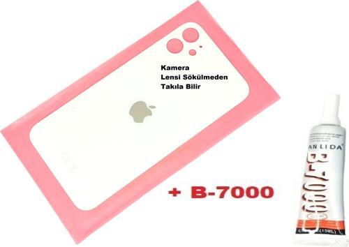 İphone 11 Arka Pil Batarya Kapağı (CAM+B-7000) BEYAZ