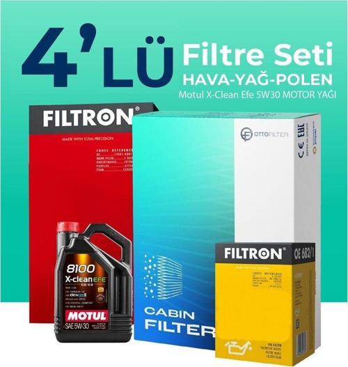 Audi Q7 3.0 Tdı Motul Motor Yağlı Filtre Bakım Seti (2006-2011) 4Lu