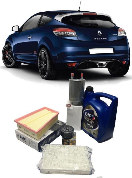 Evolution Full-Tech Fe 5W-30 5 Litre Motor Yağı Renault Megane 3 Coupe 1.5 Dci Yağ Bakım Seti