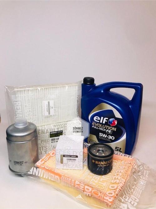 Elf Fultech 5W30 5Lt +Fluence 1.5 Dcı Filtre Bakım Seti ( Hava Yağ Polen Mazot Filtresi