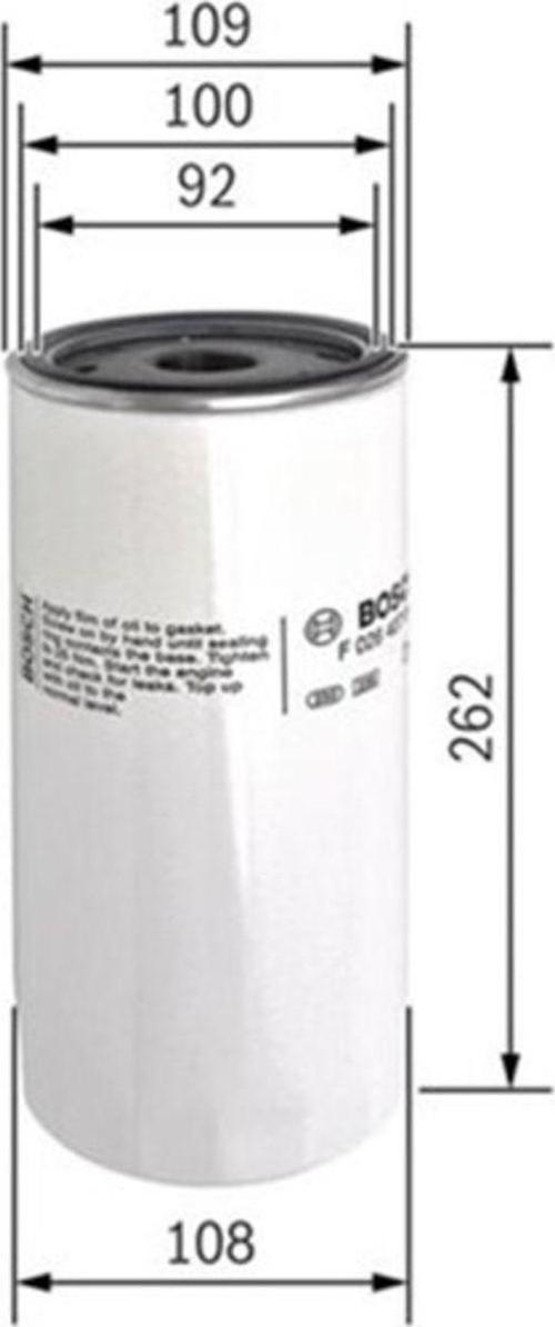 Yağ Filtresi F026407043