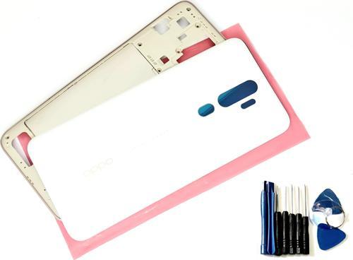 Oppo A5 2020 ORJ Kasa Arka Pil Batarya Kapağı BEYAZ