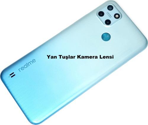 Oppo C25Y Kasa Arka Pil Batarya Kapağı ACIK MAVİ