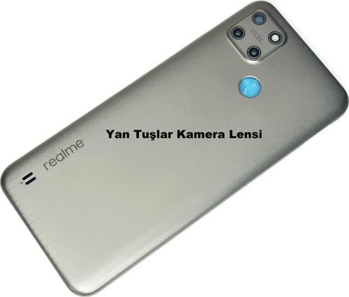 Oppo C25Y Kasa Arka Pil Batarya Kapağı FÜME