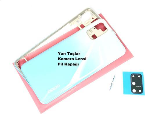 Oppo A52 kasa Arka Pil Batarya Kapağı BEYAZ