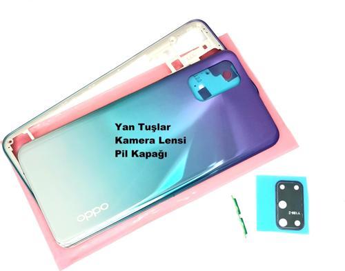 Oppo A52 kasa Arka Pil Batarya Kapağı MAVİ