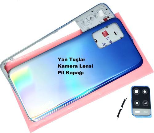Oppo A54 kasa Arka Pil Batarya Kapağı MAVİ