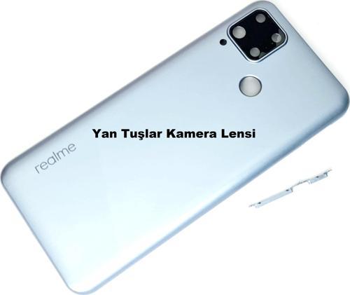 Oppo Realme C15 kasa Arka Pil Batarya Kapağı GRİ