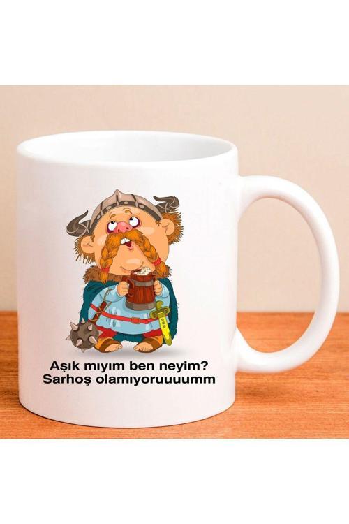 Kişiye Özel Vikingli Kupa Bardak