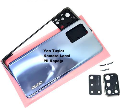 Oppo A74 kasa Arka Pil Batarya Kapağı MAVİ
