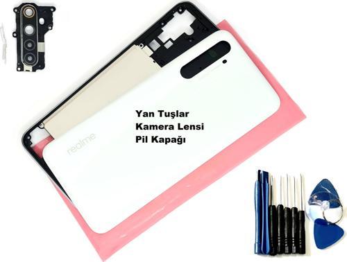 Oppo Reno 6 KASA Arka Pil Batarya Kapağı (TAMİR SETİ) BEYAZ