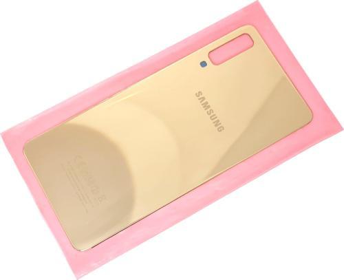 Samsung Galaxy A7 A750 Arka Pil Batarya Kapağı (CAM) GOLD