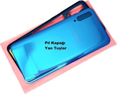 Samsung Galaxy A50 A505 kasa Arka Pil Batarya Kapağı MAVİ