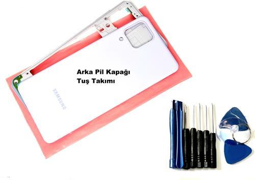 Samsung Galaxy A22 A225 4G KASA Aka Pil Batarya Kapağı (TAMİR SETİ) MAVİ