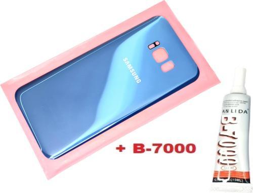 Samsung Galaxy S8 PLUS Arka Pil Batarya Kapağı (CAM+B-7000) MAVİ
