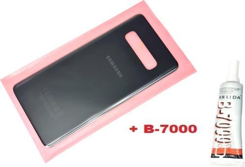 Samsung Galaxy S10 PLUS Arka Pil Batarya Kapağı (CAM+B-7000) SİYAH