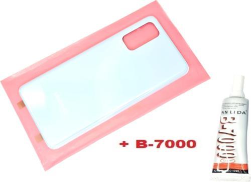 Samsung Galaxy S20 Arka Pil Batarya Kapağı (CAM+B-7000) MAVİ