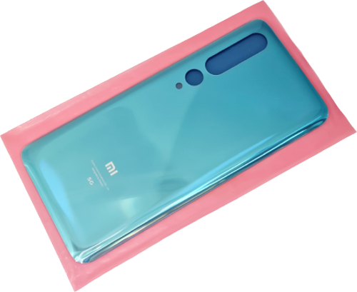 Xiaomi Mİ 10 Arka Kapak Batarya Pil Kapağı 5G (CAM) MAVİ
