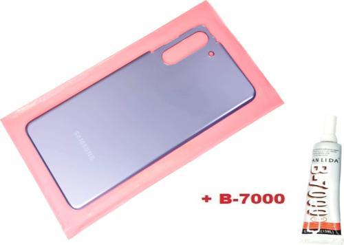 Samsung Galaxy S21 Arka Pil Batarya Kapağı (CAM+B-7000) MAVİ
