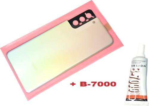 Samsung Galaxy S21 PLUS Arka Pil Batarya Kapağı (CAM+B-7000) GRİ
