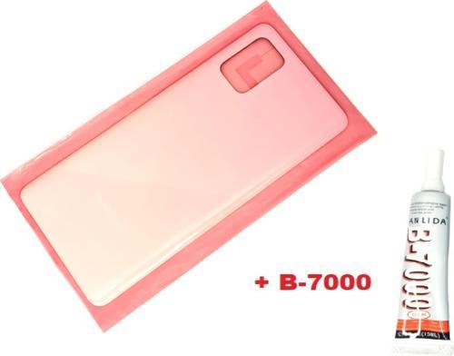 Samsung Galaxy A71 A715 Arka Pil kapağı (B-7000) PEMBE