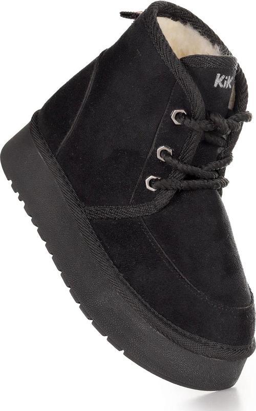  Buck Nubuk Bağcıklı Kız Çocuk Bot Ayakkabı