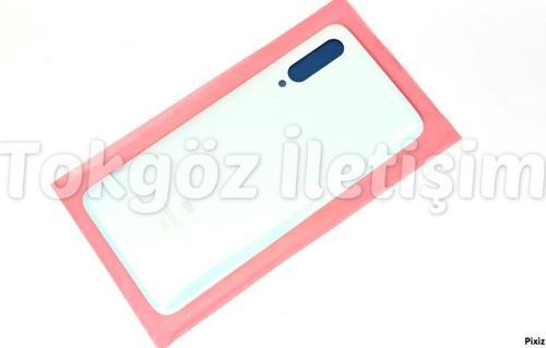 Xiaomi Mi 9 Arka Kapak Batarya Pil Kapağı (CAM) BEYAZ