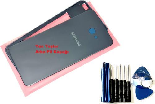 Samsung Galaxy J4 Plus FULL ORJ KASA Arka Pil Batarya Kapağı (TAMİR SETİ) SİYAH