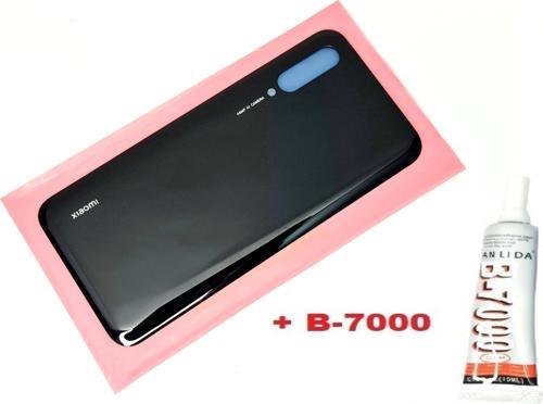 Xiaomi Mi 9 LİTE Arka Kapak Batarya Pil Kapağı (CAM+B-7000) SİYAH