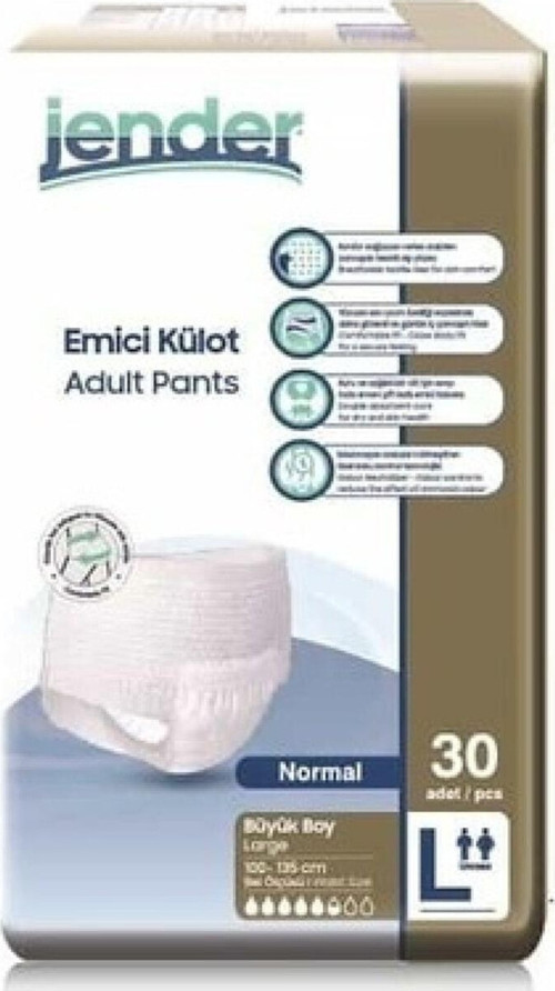 Hasta Altı Bezi Jender Emici Külot Large 100-135Cm 30 Adet