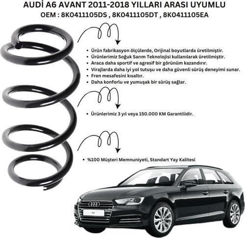 ST102003F - 2011-2018 Audi A6 Avant Ön Helezon Yay Takımı (2 Adet)