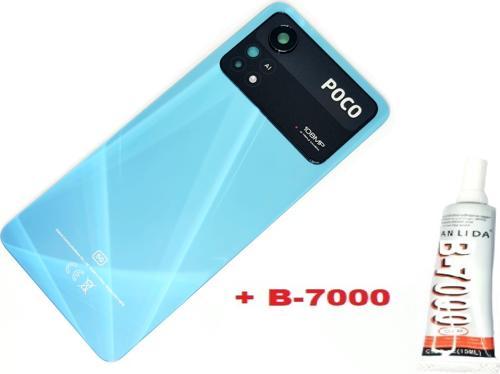 Xiaomi Poco X4 PRO Arka Pil Kapağı (Full Lensli CAM+B-7000) MAVİ