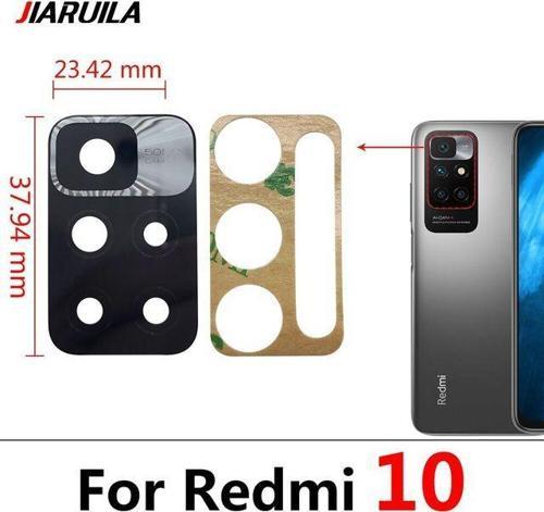 Xiaomi REDMİ 10 Arka Kamera Camı Lens Yapışkanlı