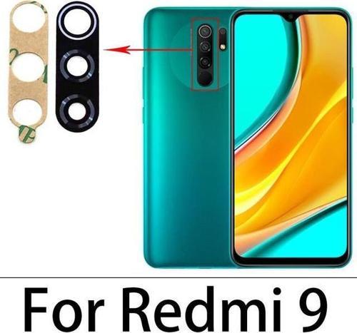Xiaomi REDMİ 9 Arka Kamera Camı Lens Yapışkanlı
