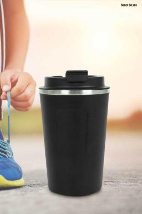Çift Katman 380 Ml Küçük Paslanmaz Çelik Sızdırmaz Araç İçi Bardak Termos Kupa Çay Termosu