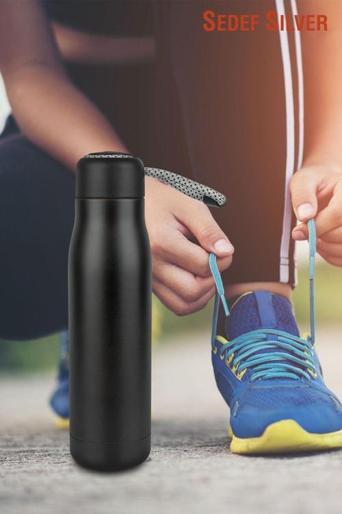 Çift Katman Paslanmaz Çelik Termos 600 Ml Thermos Mug 547