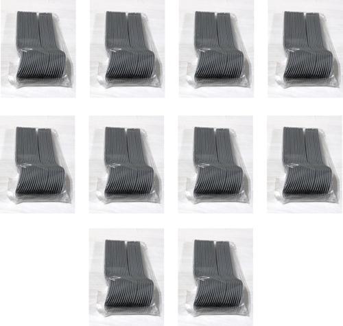 Plastik Gri Renkli Lüx Parti Doğum Günü Çatal - 18 Cm. - 25 Adetlik 10 Paket